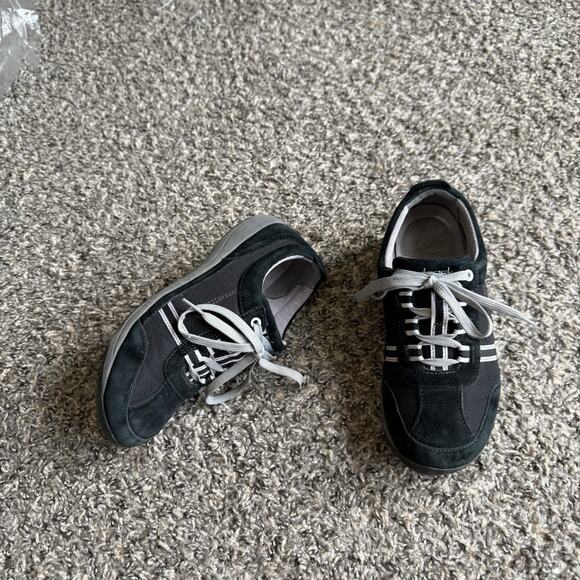Dansko Helen Black Walking Comfort Shoes Sneakers Women's Size 36 US 6 Lace Up - Picture 9 of 9
